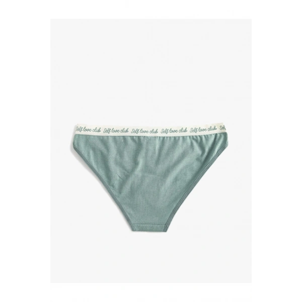 KOTON Brief Külot Baskı Detaylı Standart Bel