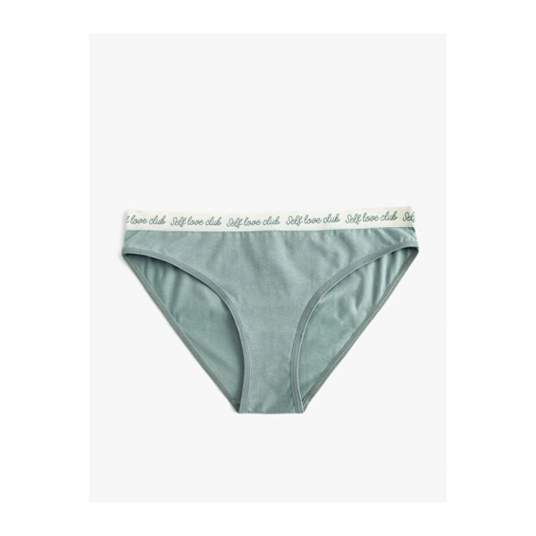 KOTON Brief Külot Baskı Detaylı Standart Bel