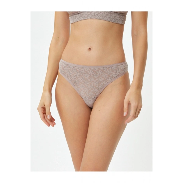 KOTON String Külot Dantelli Normal Bel