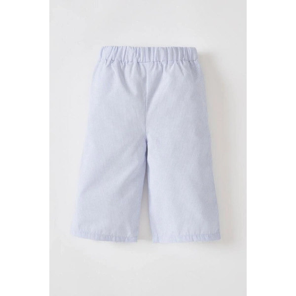 DEFACTO Kız Bebek Esnek Belli Poplin Pantolon