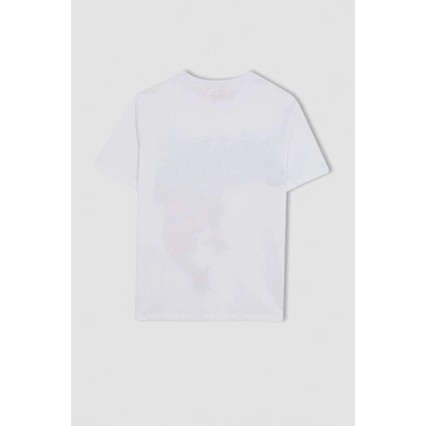 DEFACTO Erkek Çocuk Bisiklet Yaka Kısa Kollu T-shirt