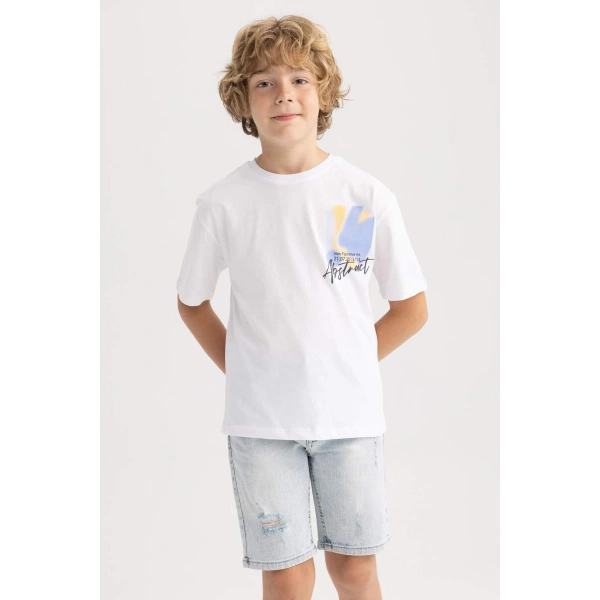 DEFACTO Erkek Çocuk Oversize T-shirt