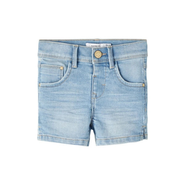 NAME IT Kız Çocuk Pamuklu Mini Denim Şort
