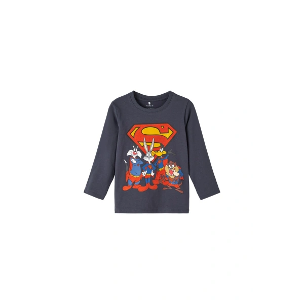 NAME IT Lisanlı Erkek Çocuk Uzun Kollu Üst Sweatshirt