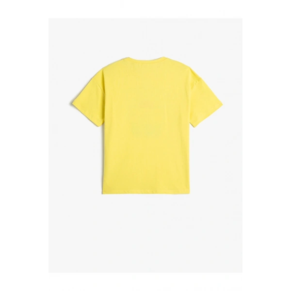 KOTON Erkek Çocuk Kısa Kollu Bisiklet Yaka Pamuklu T-shirt