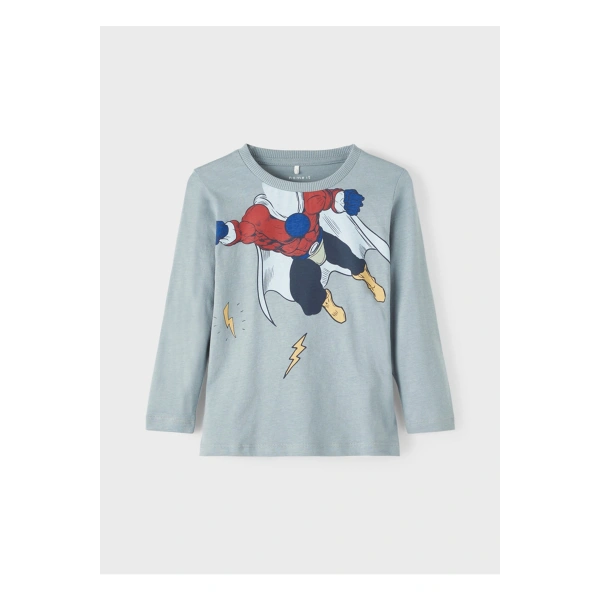 NAME IT Erkek Çocuk Baskılı Uzun Kollu T-shirt