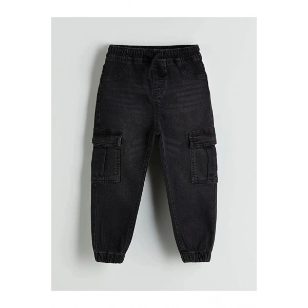 LC Waikiki Erkek Çocuk Beli Lastikli Jogger Jean Pantolon
