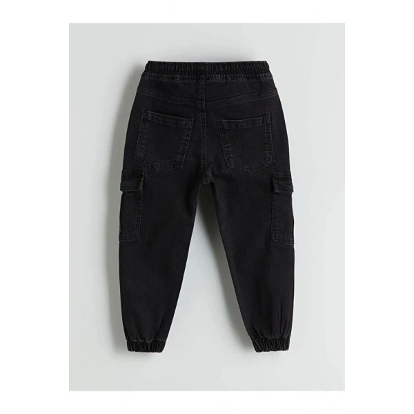 LC Waikiki Erkek Çocuk Beli Lastikli Jogger Jean Pantolon
