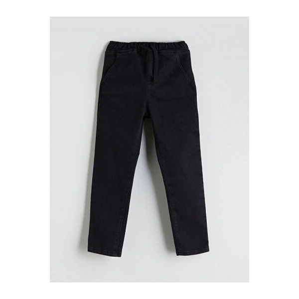 LC Waikiki Erkek Çocuk Beli Lastikli Slim Fit Jean Pantolon