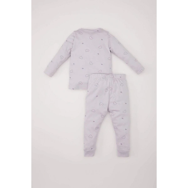 DEFACTO Kız Çocuk Baskılı Pijama