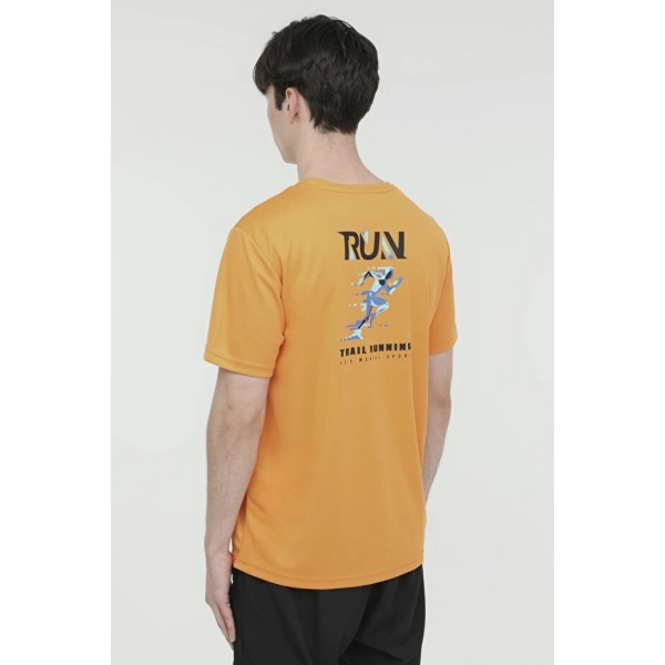 KİNETİX Erkek Turuncu Kısa Kol Sporcu T-Shirt