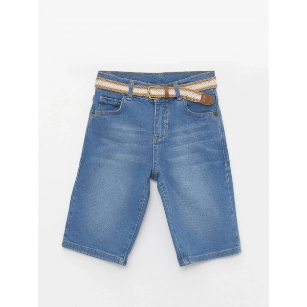 LC Waikiki Erkek Çocuk Basic Jean Roller ve Kemer