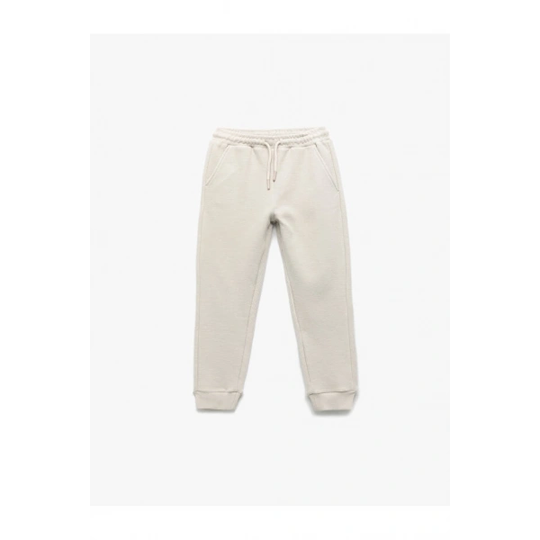 KOTON Erkek Çocuk Beli Bağcıklı Cepli Basic Jogger Eşofman Altı