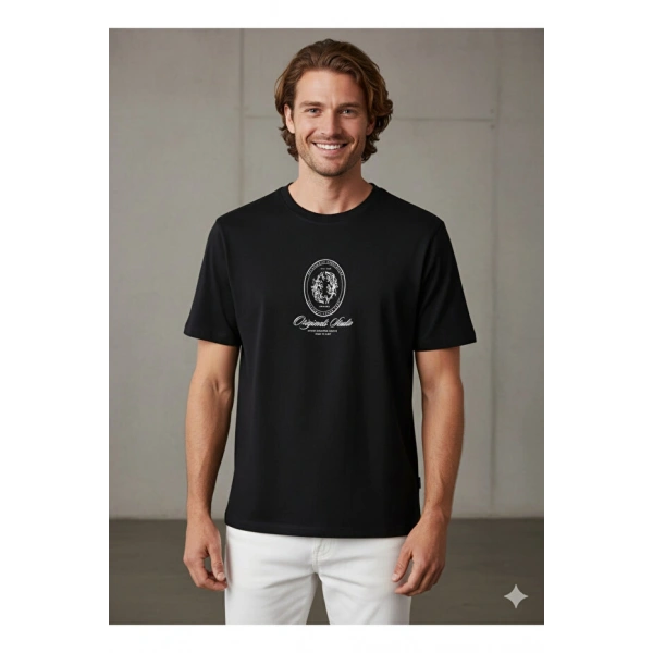 Jack & Jones Erkek Baskılı Tişört