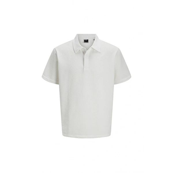 Jack & Jones Erkek Beyaz Polo Tişört