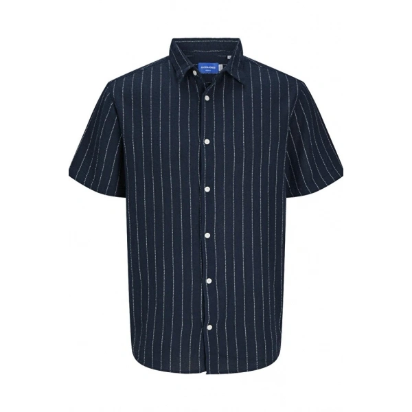 Jack & Jones Erkek Dokuma Kısa Kollu Gömlek
