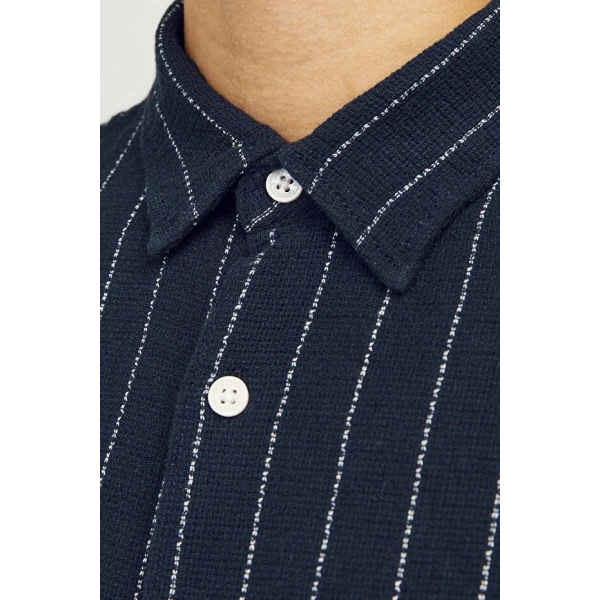 Jack & Jones Erkek Dokuma Kısa Kollu Gömlek