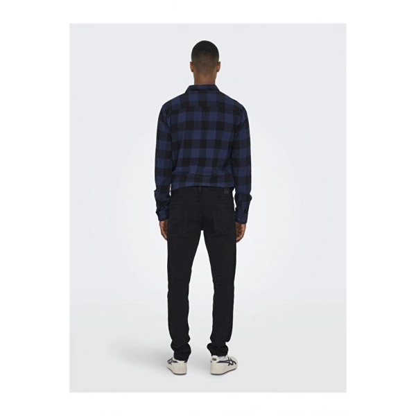 Only & Sons Erkek Kareli Uzun Kollu Gömlek