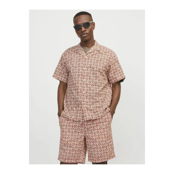 Jack & Jones Erkek Hawaii Kısa Kollu Gömlek