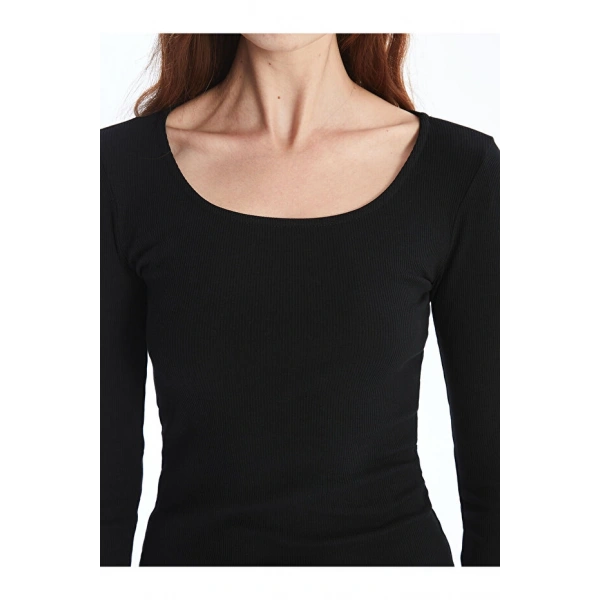 LC Waikiki Kadın U Yaka Kadın Bodycon Elbise