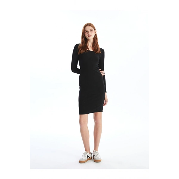 LC Waikiki Kadın U Yaka Kadın Bodycon Elbise