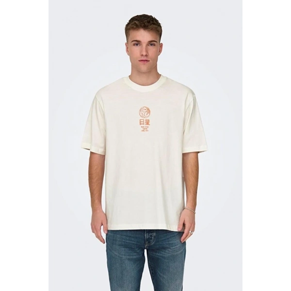 Only & Sons Erkek Baskılı Tişört
