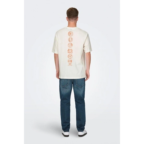Only & Sons Erkek Baskılı Tişört