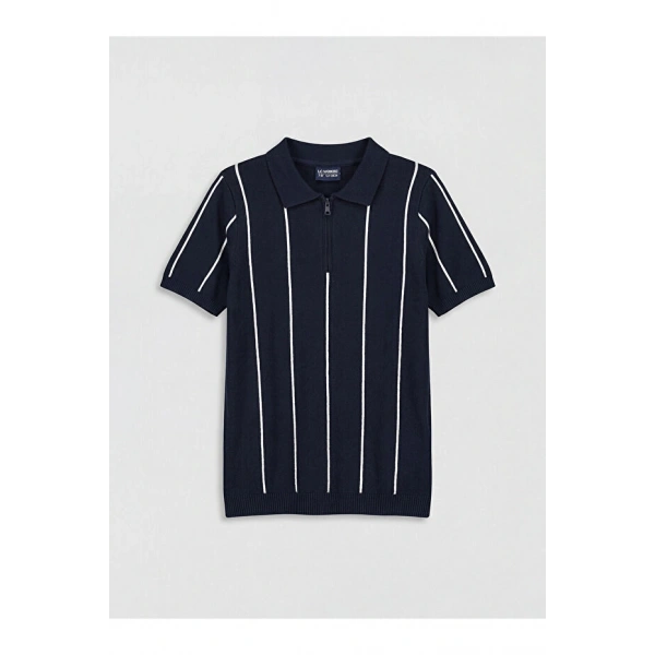 LC Waikiki Erkek Çocuk Polo Yaka Triko Kazak