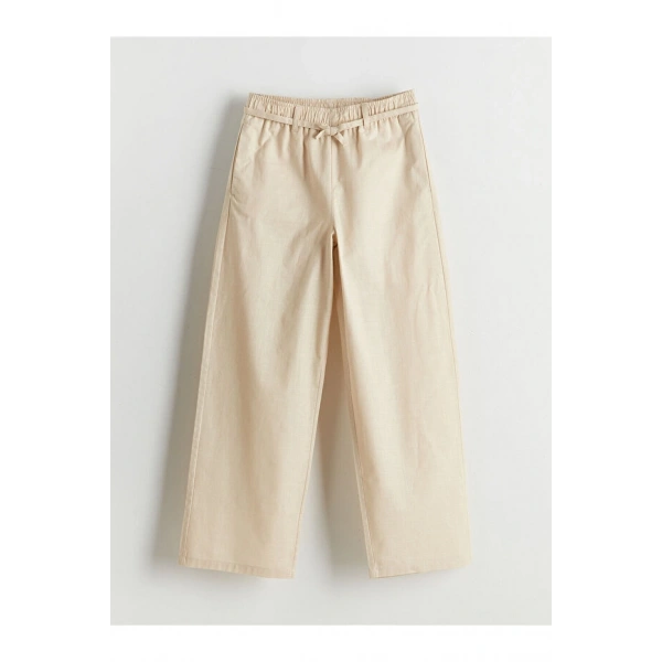 LC Waikiki Kız Çocuk Beli Lastikli Pantolon