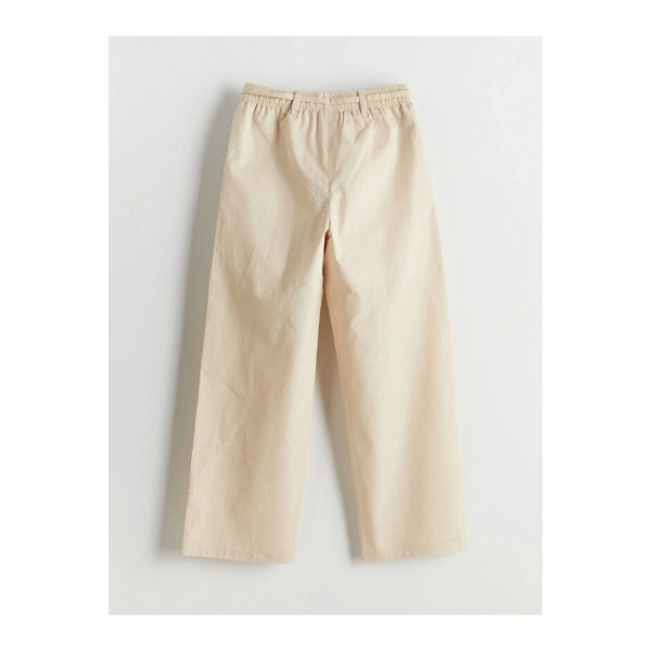 LC Waikiki Kız Çocuk Beli Lastikli Pantolon