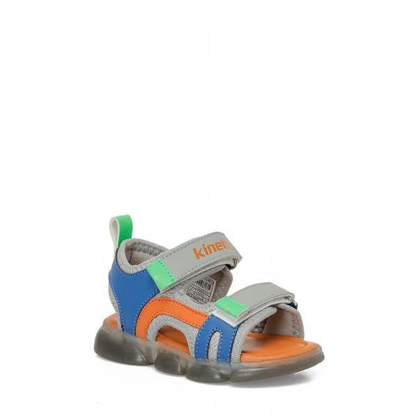 Kinetix Erkek Çocuk 5FX Gri Sandalet