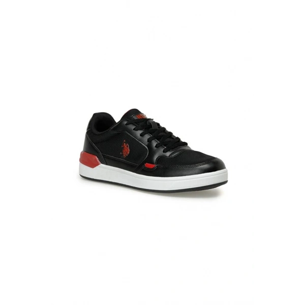 U.S. Polo Assn. Erkek Siyah Sneaker