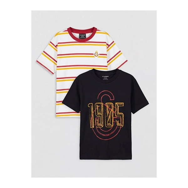 LC Waikiki Erkek Çocuk Galatasaray Baskılı Tişört 2li