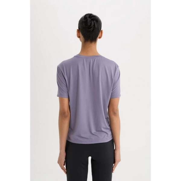 Defacto Kadın Standart Fit Sporcu Basic Tişört