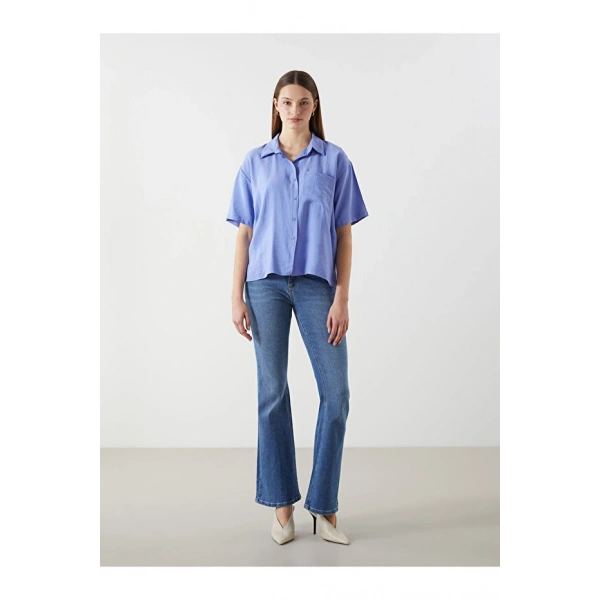 LC Waikiki Kadın Classic Loose Fit Gömlek