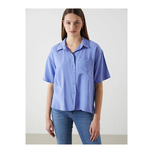 LC Waikiki Kadın Classic Loose Fit Gömlek