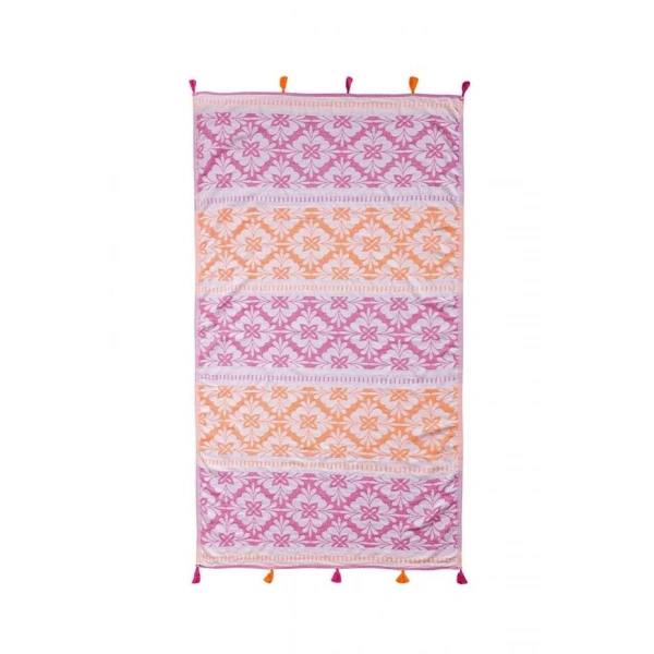 LC Waikiki Karışık Baskılı Pamuklu Plaj Havlusu 90x165 Cm