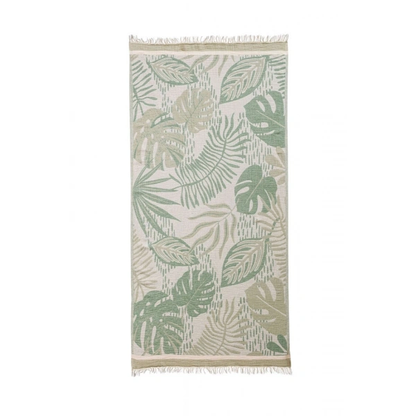 LC Waikiki Yeşil Saçaklı Peştamal Havlu 90x165 cm