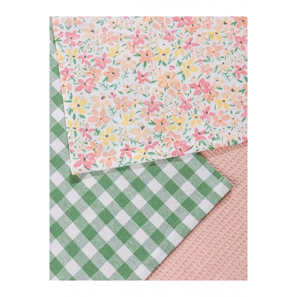 LC Waikiki Karışık Baskılı Kurulama Bezi 3 lü 40x50 Cm