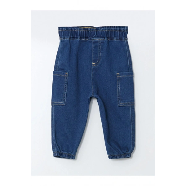 LC Waikiki Erkek Çocuk Beli Lastikli Basic Jean Pantolon