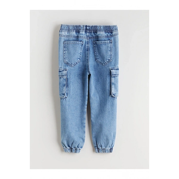 LC Waikiki Erkek Çocuk Beli Lastikli Jogger Jean Pantolon
