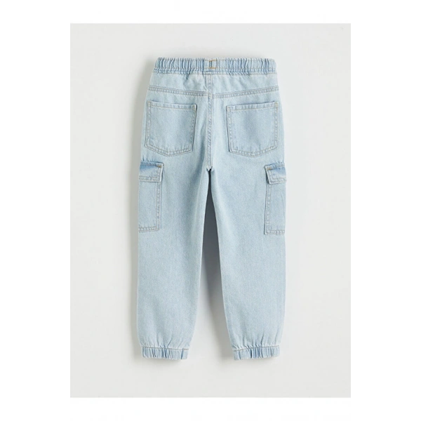 LC Waikiki Beli Lastikli Erkek Çocuk Jogger Jean Pantolon