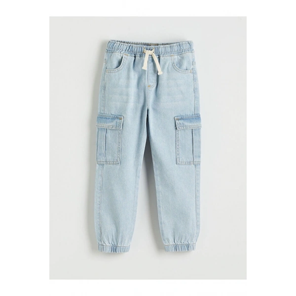 LC Waikiki Beli Lastikli Erkek Çocuk Jogger Jean Pantolon