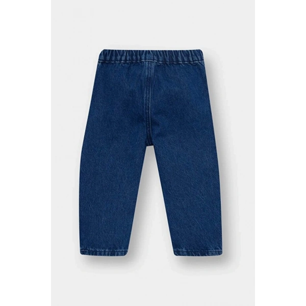 Defacto Erkek Bebek %100 Pamuk Beli Lastikli Jean Pantolon
