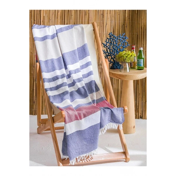 LC Waikiki Karışık Çizgi Desenli Peştamal Havlu 90x165 Cm