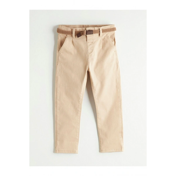 LC Waikiki Erkek Çocuk Bej Gabardin Pantolon