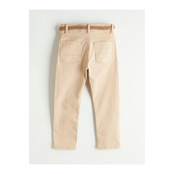 LC Waikiki Erkek Çocuk Bej Gabardin Pantolon