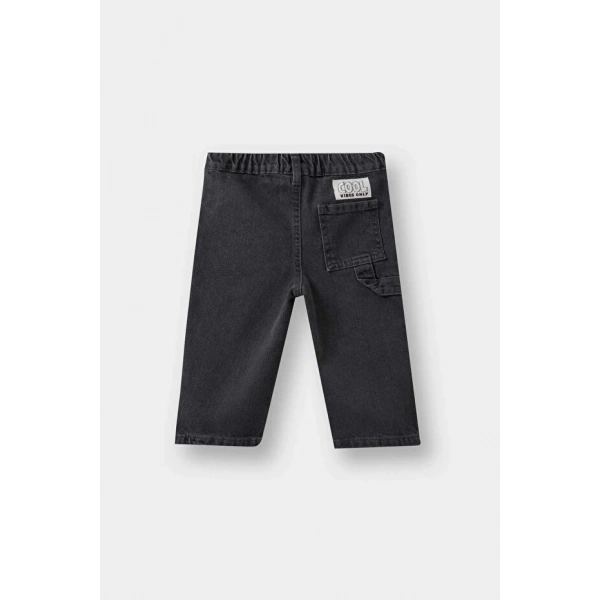 Defacto Erkek Bebek Beli Lastikli Jean Pantolon