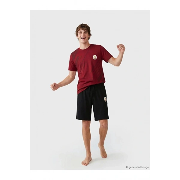LC Waikiki Erkek Şortlu Pijama Takımı