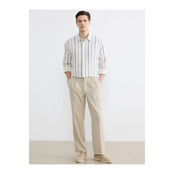 LC Waikiki Erkek Regular Fit Çizgili Gömlek